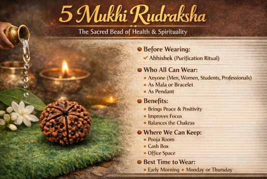 Free Gift - 🔱5 Mukhi Nepali Rudraksha